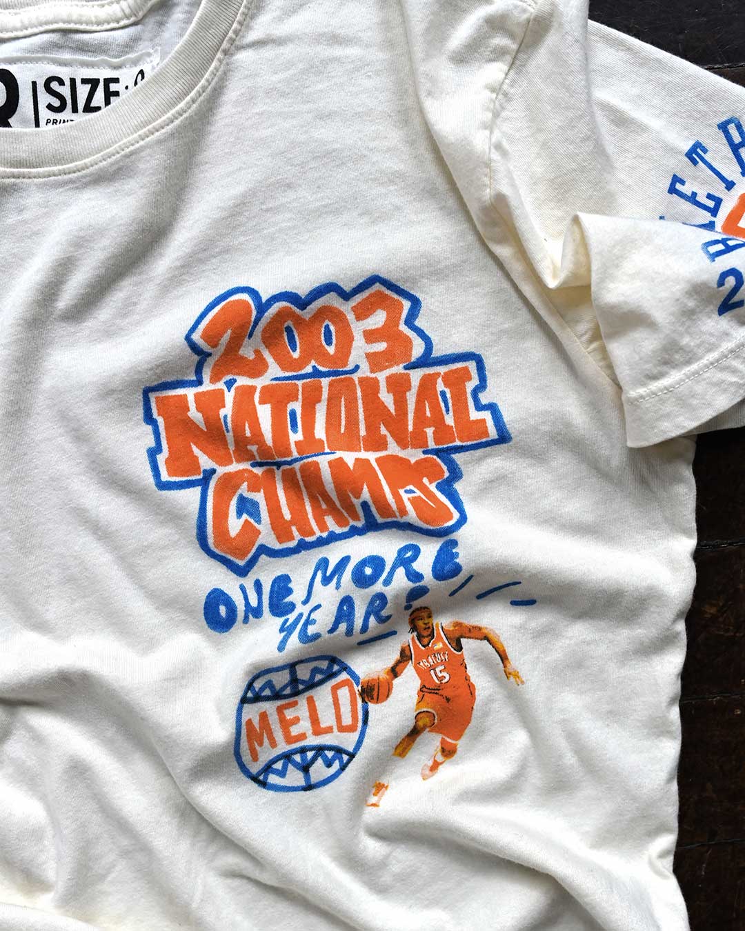 Melo 2003 Champ White Tee - Image 4