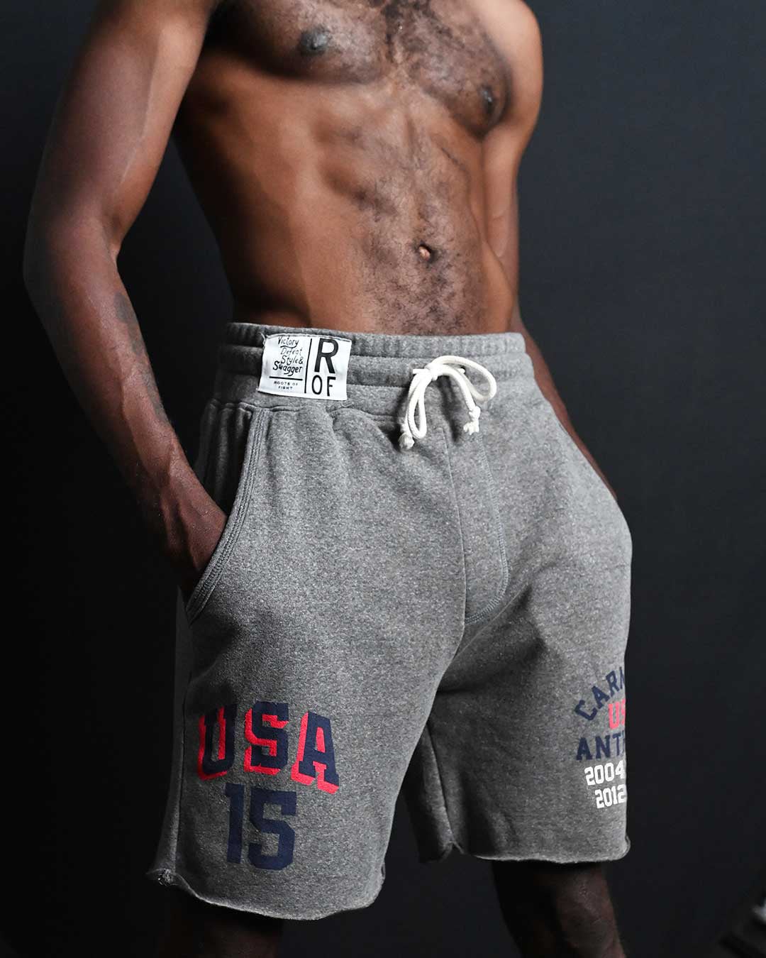 Melo Anthony Games USA Grey Shorts - Image 2