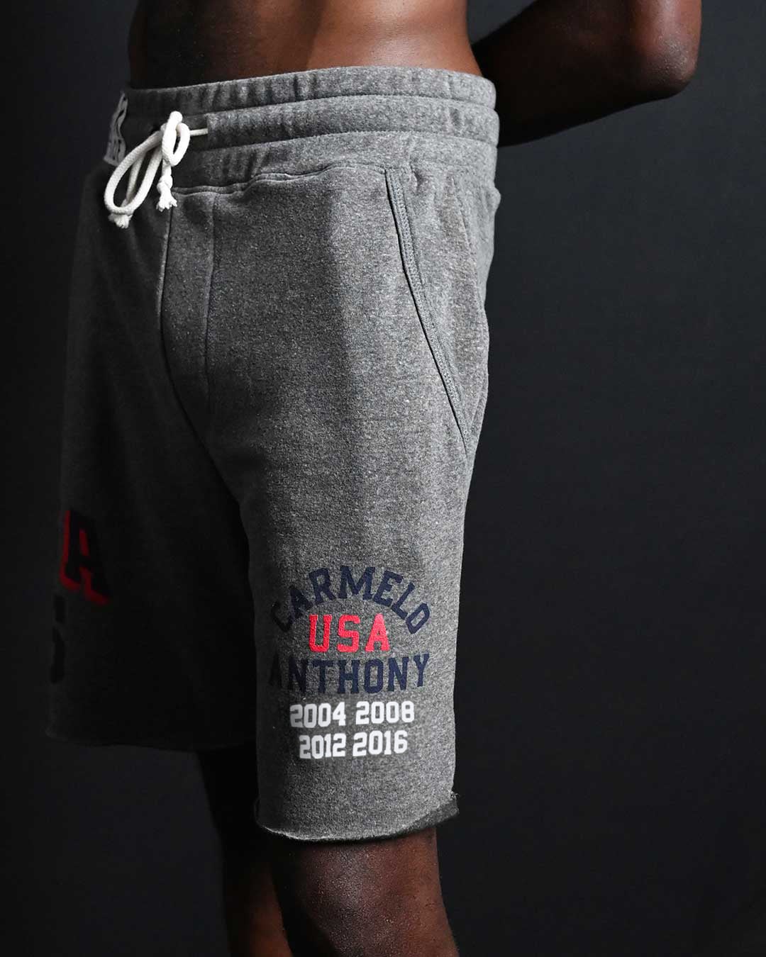 Melo Anthony Games USA Grey Shorts - Image 3