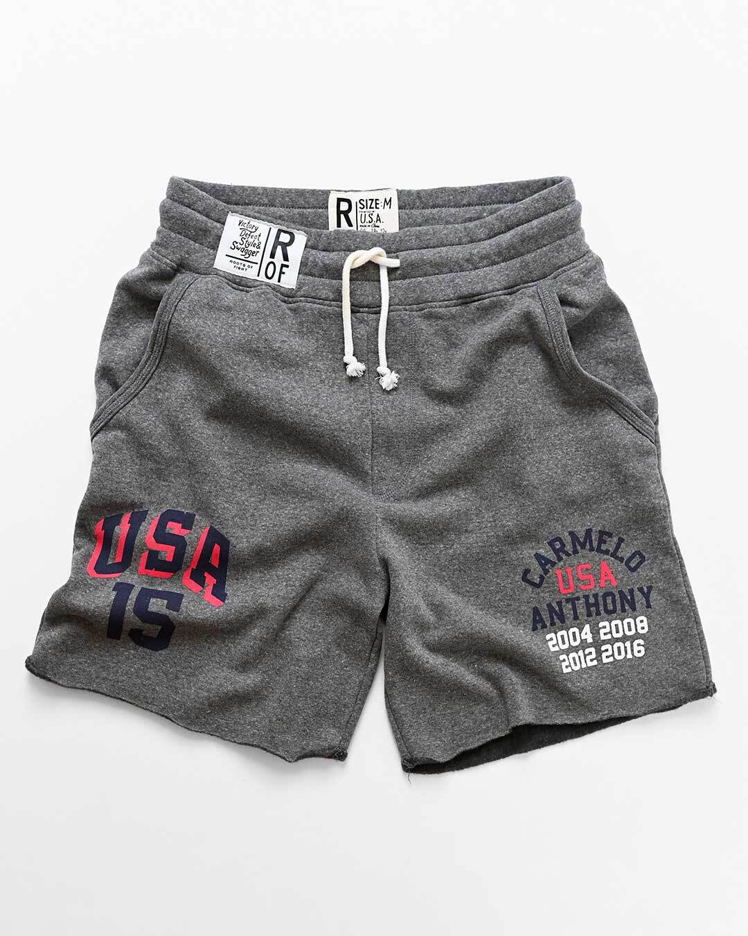 Melo Anthony Games USA Grey Shorts - Image 6