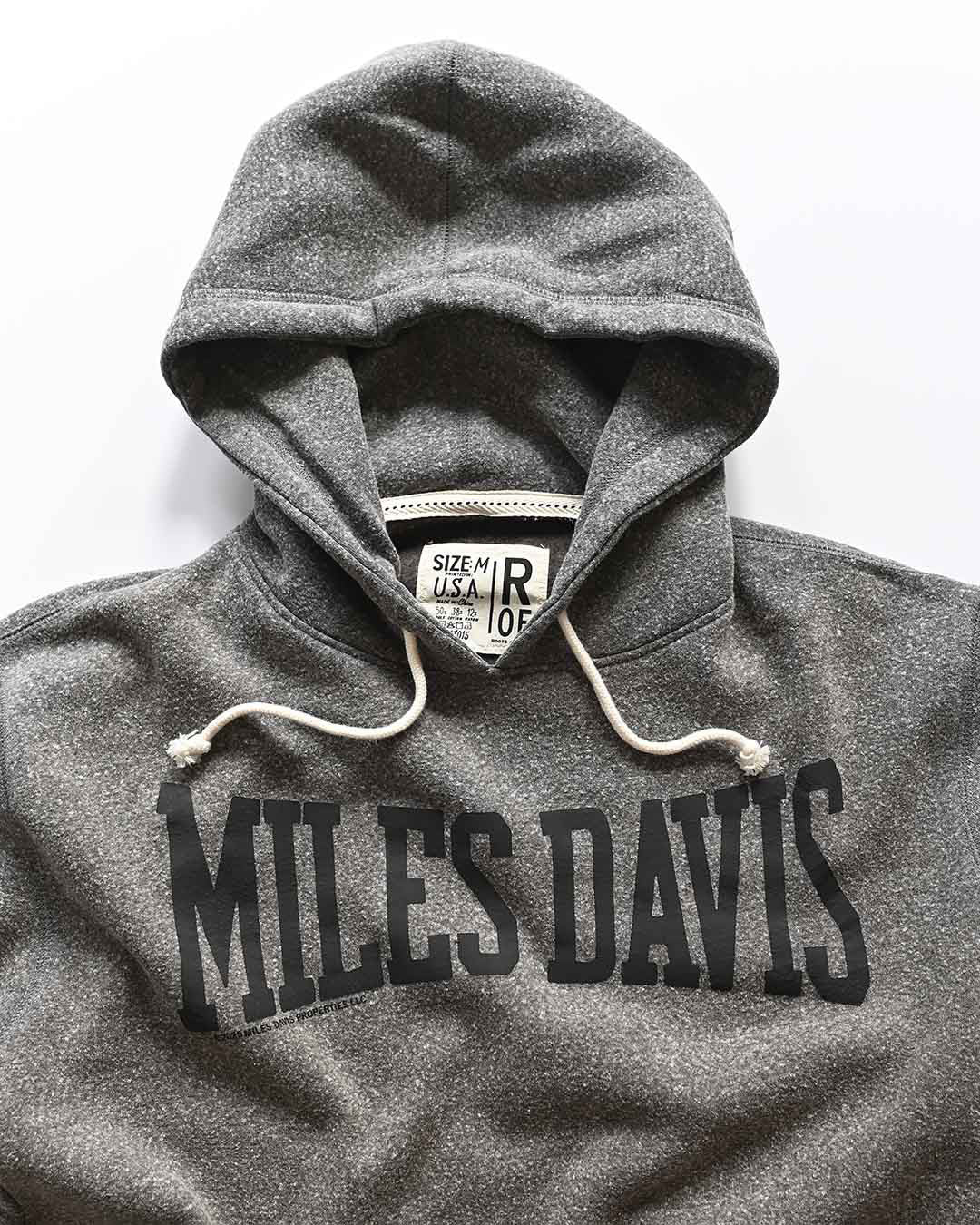 Miles Davis Grey PO Hoody - Image 3
