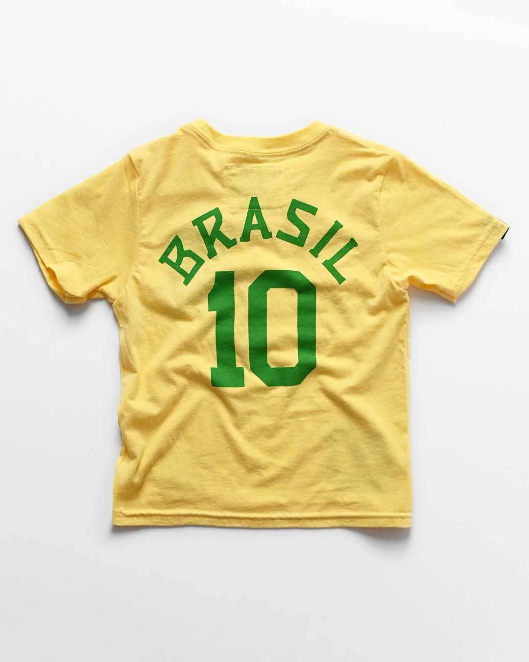Pelé #10 Brasil Gold Kid's Tee - Image 8