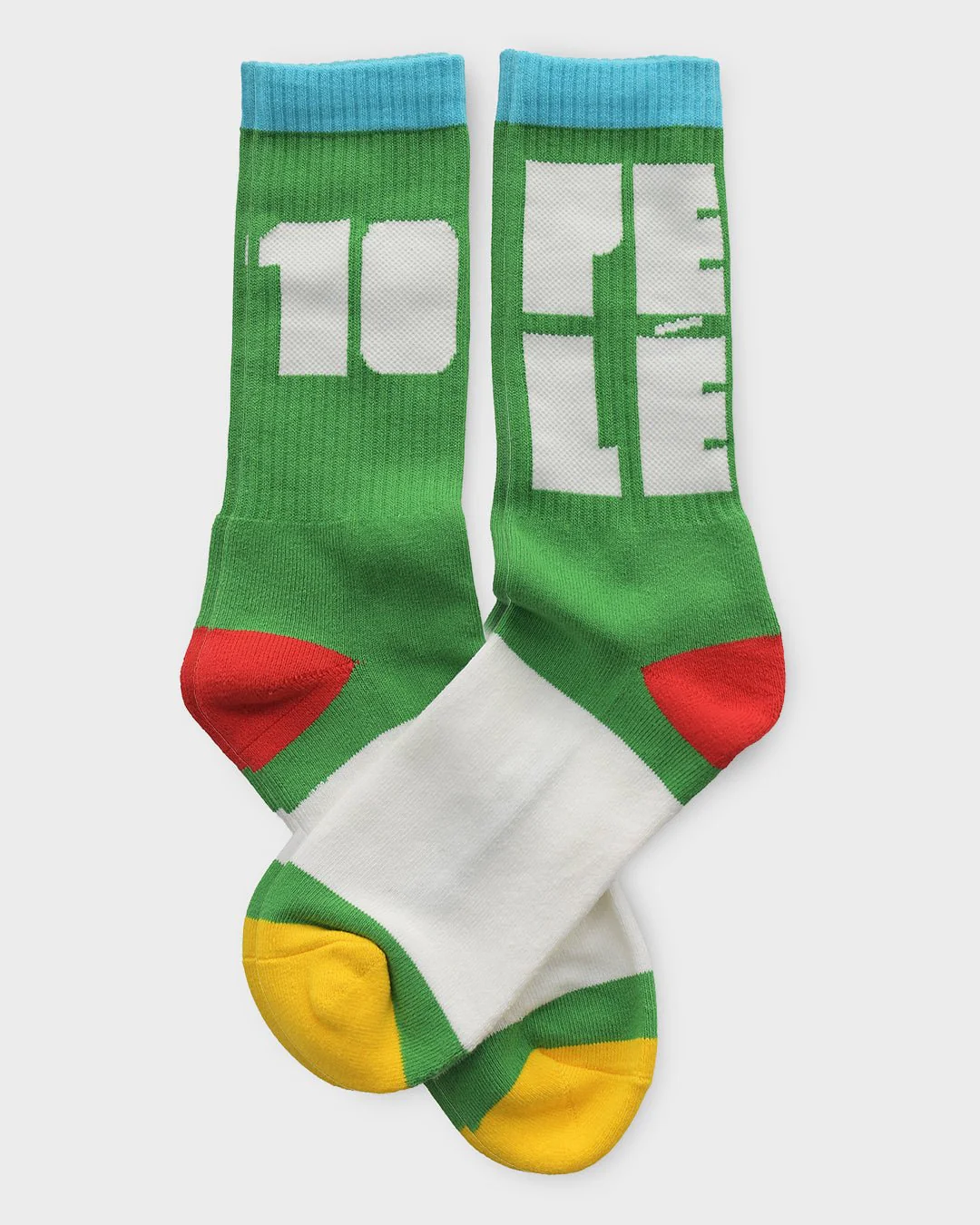 Pelé #10 Brasil Green Socks - Image 4