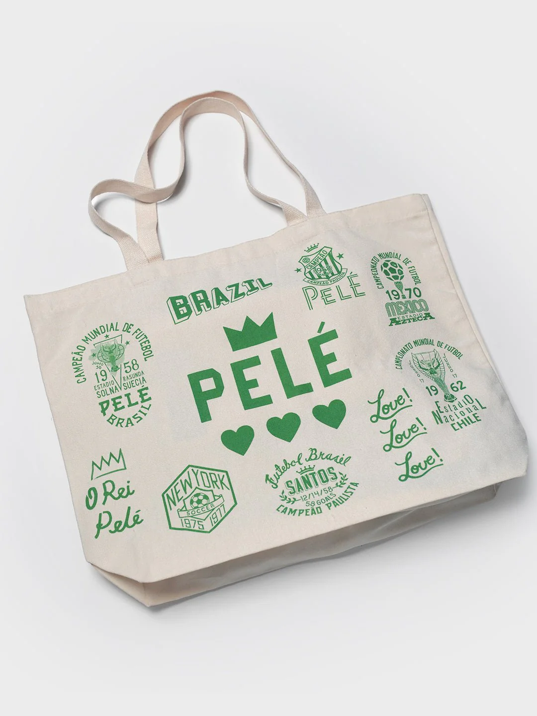 Pelé Legacy Of Love Ivory Tote Bag - Image 3