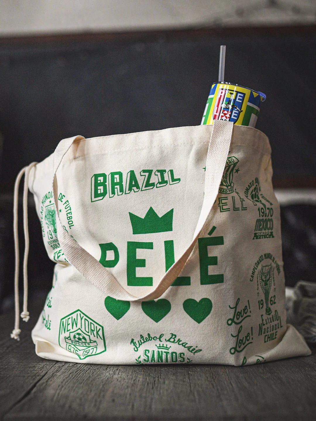 Pelé Legacy Of Love Ivory Tote Bag - Image 4