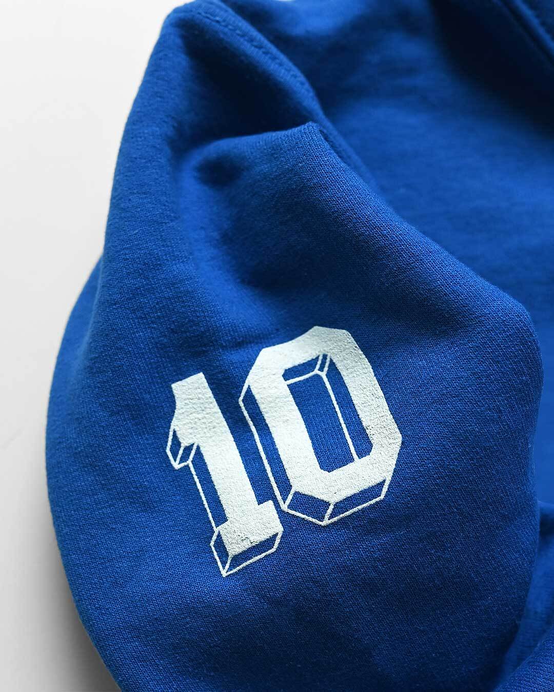 Pelé Santos Blue Kid's PO Hoody - Image 5