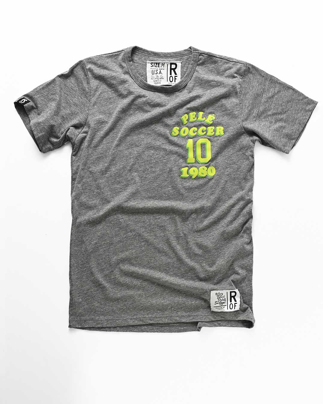 Pelé Soccer Grey Tee - Image 3