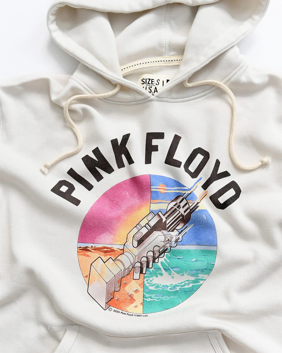 Pink Floyd Wish You Were Here White PO Hoody - Image 3