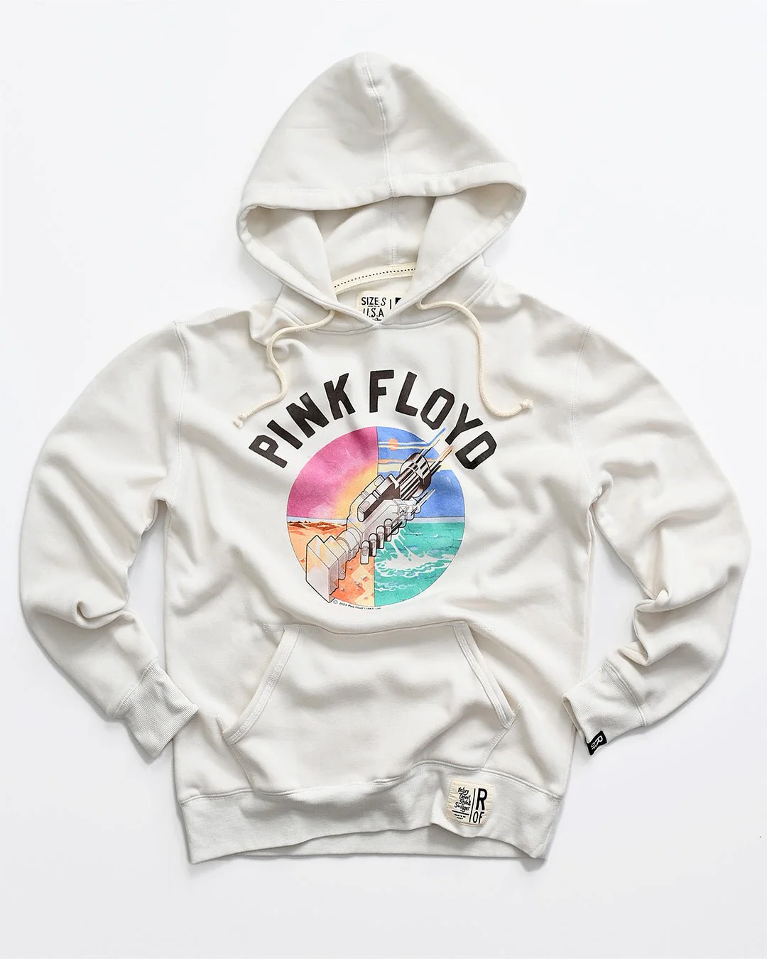 Pink Floyd Wish You Were Here White PO Hoody - Image 5