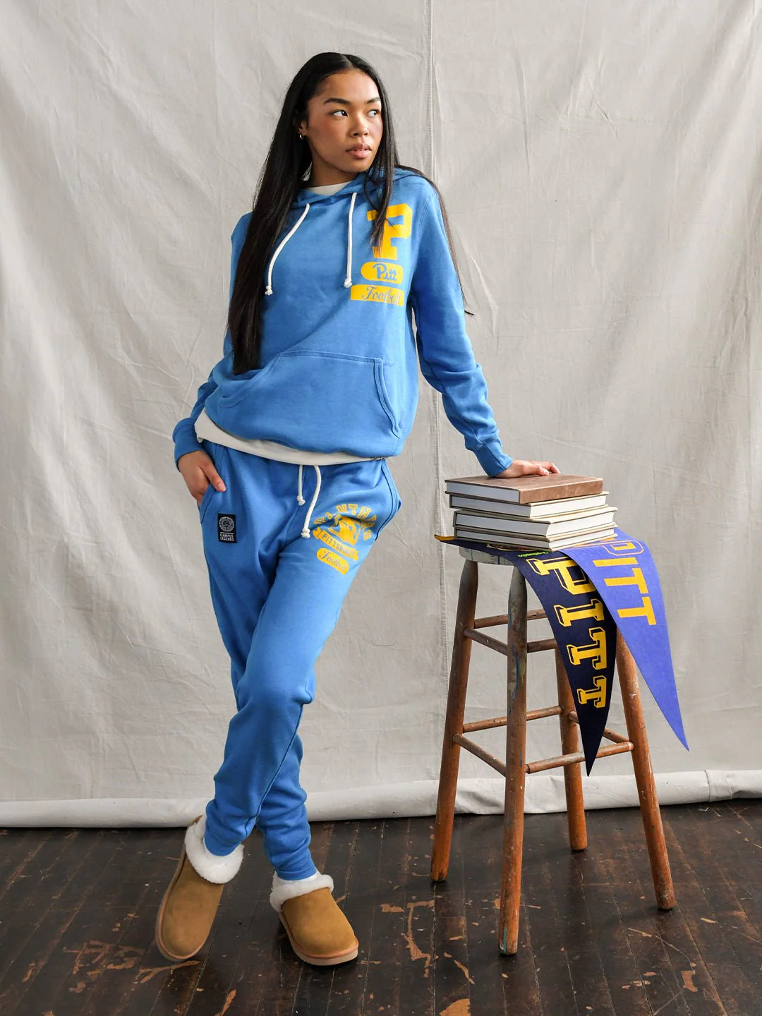 PITT - Panthers Football Blue PO Hoody - Image 3