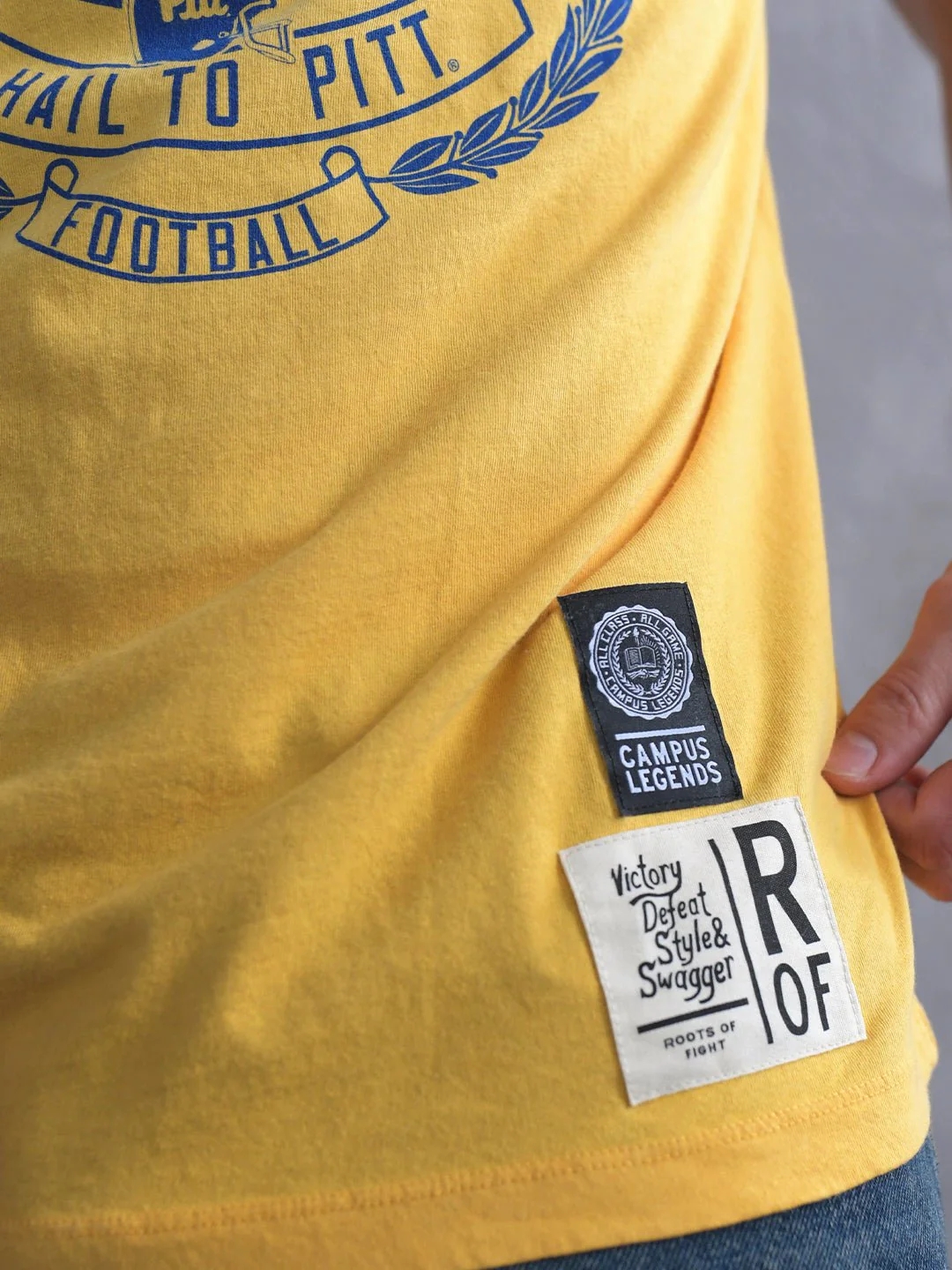 PITT - Panthers Football Gold Tee - Image 3