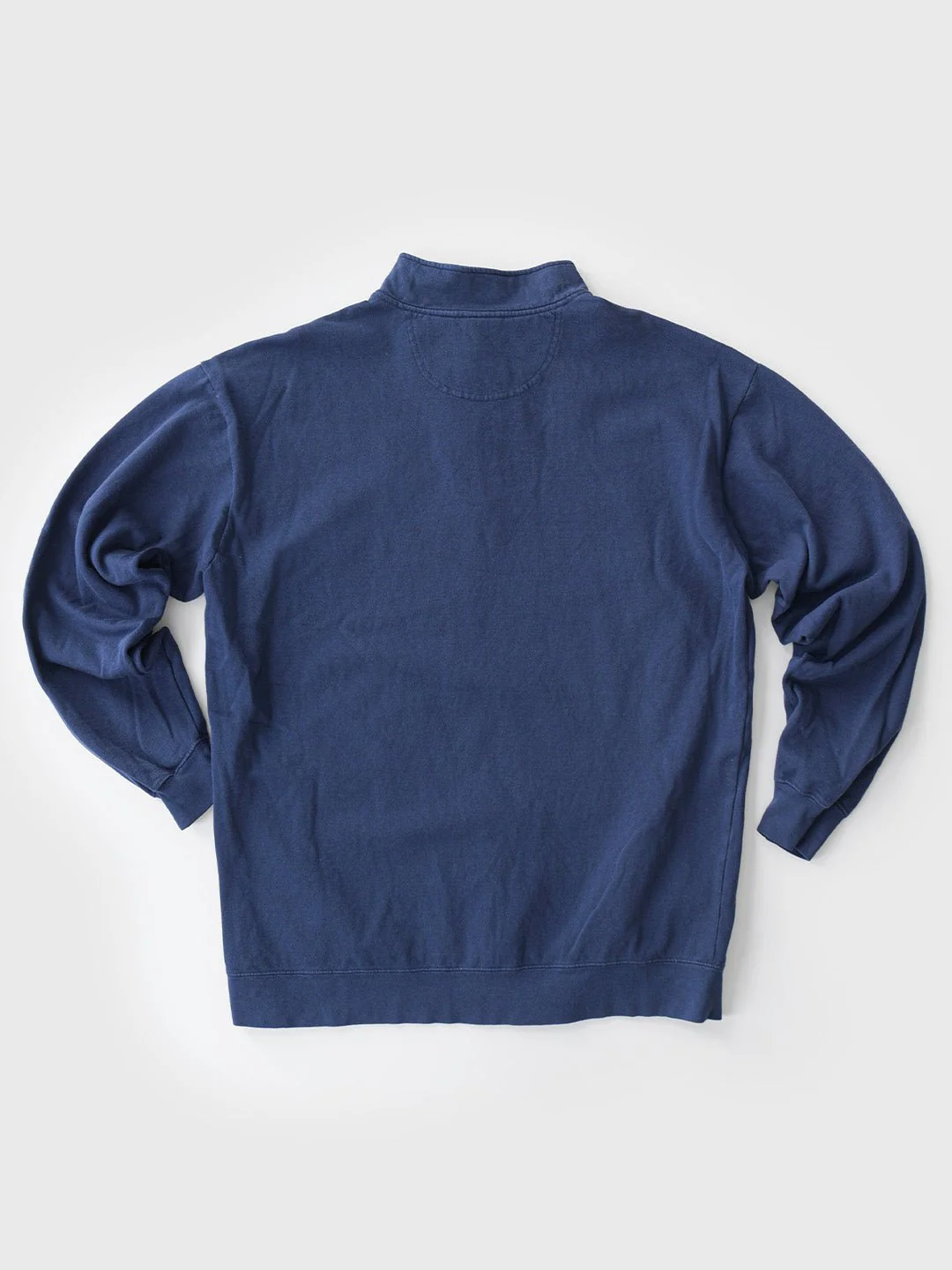 Premium Midweight Quarter-Zip Navy Sweatshirt - Image 5