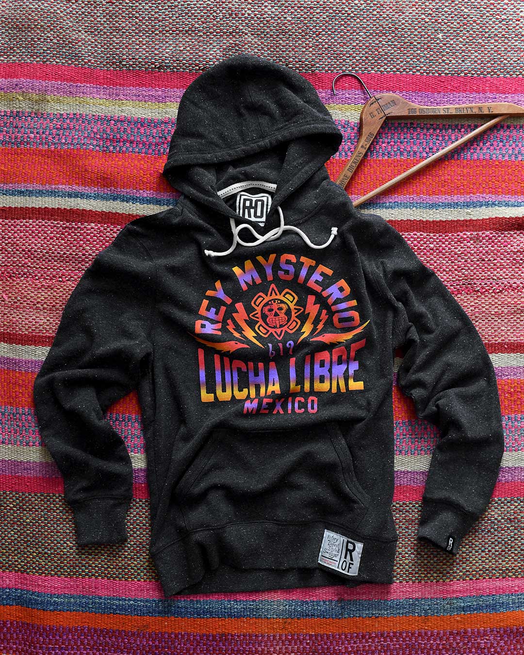 Rey Mysterio Lucha Libre Black PO Hoody - Image 3