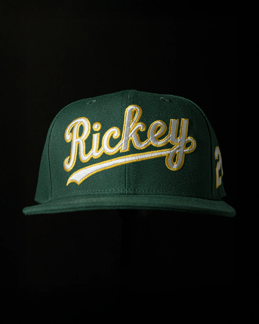 Rickey Henderson #24 Oakland Snapback Hat - Image 3