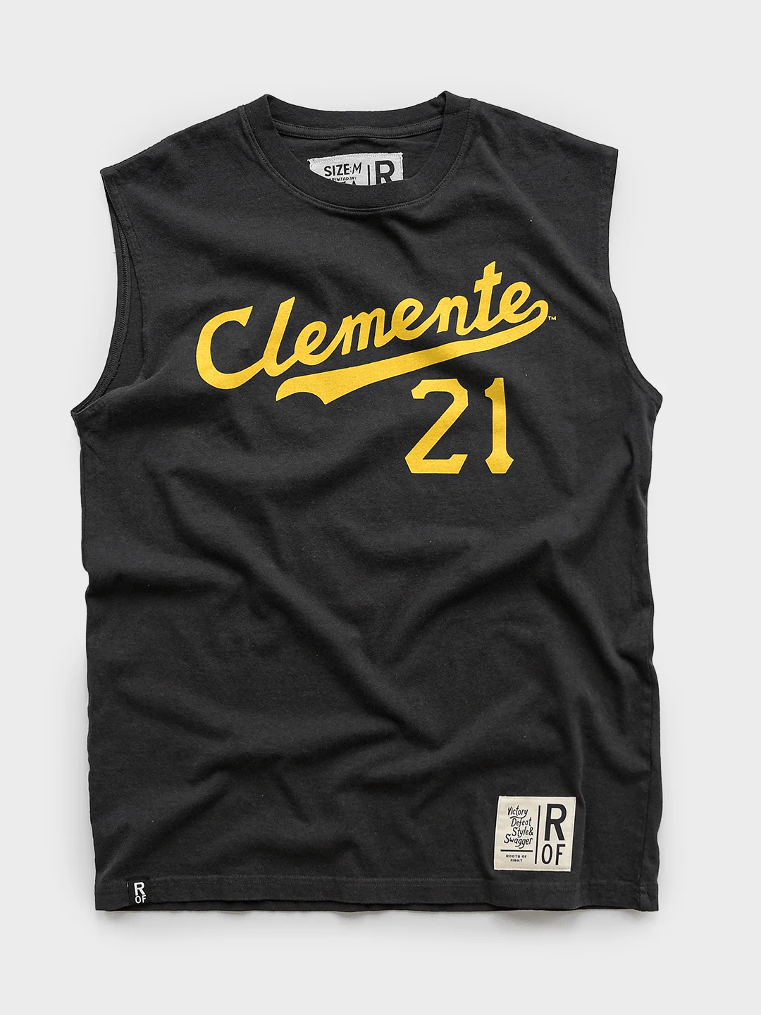 Roberto Clemente #21 Black Muscle Tee - Image 4