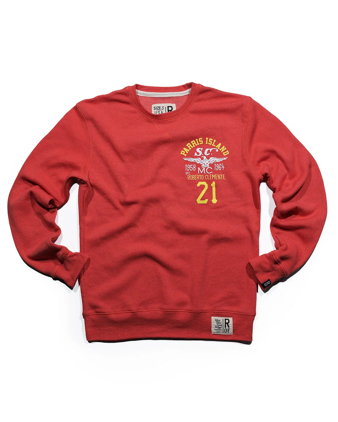 Roberto Clemente Parris Island Red Sweatshirt - Image 3