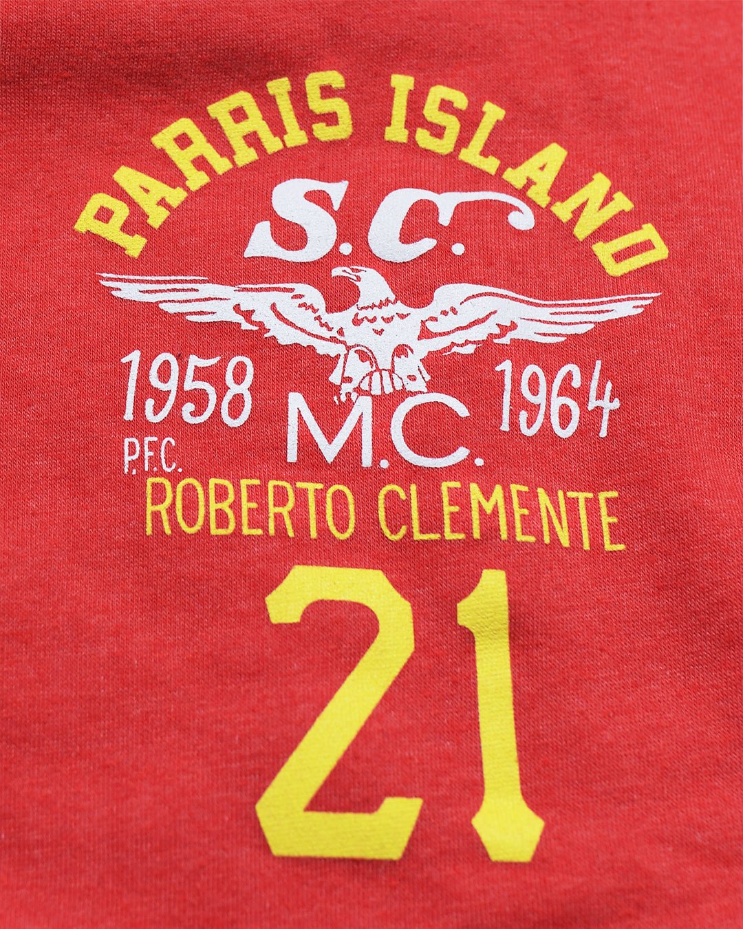 Roberto Clemente Parris Island Red Sweatshirt - Image 4