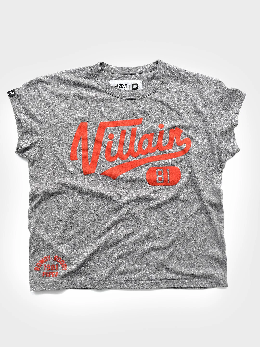 Roddy Piper Villain Women's Grey Tee - Image 5