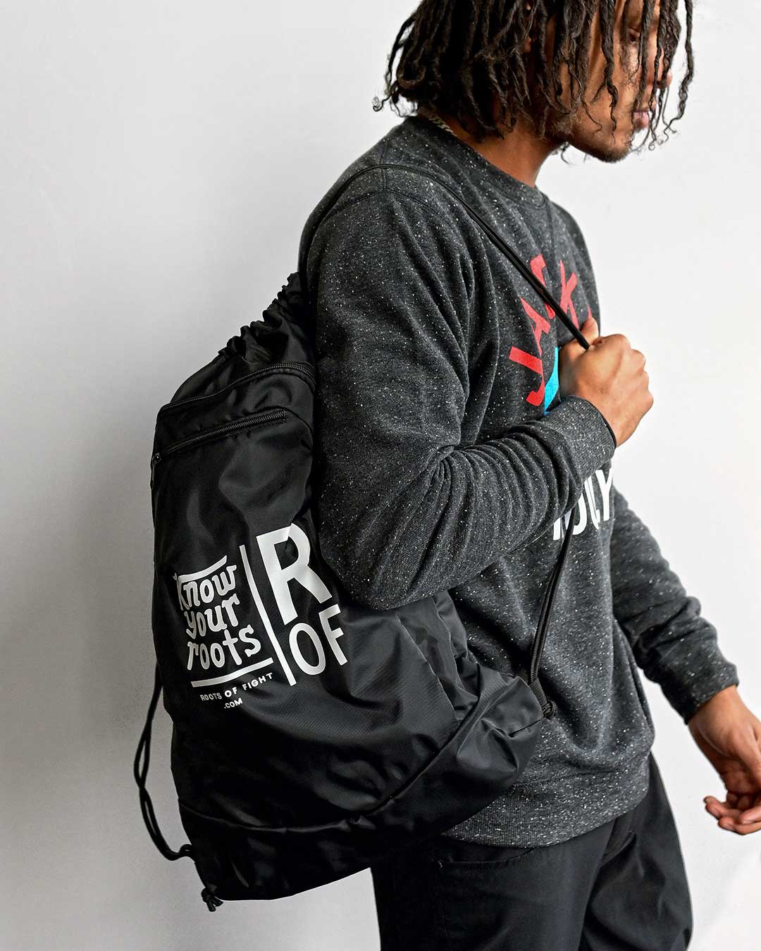 ROF Know Your Roots Drawstring Bag - Image 4