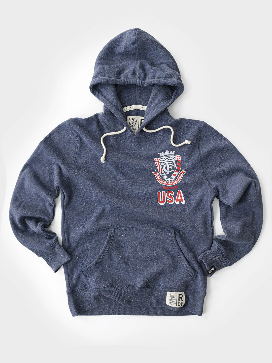 ROF USA Soccer One Language Navy PO Hoody - Image 4