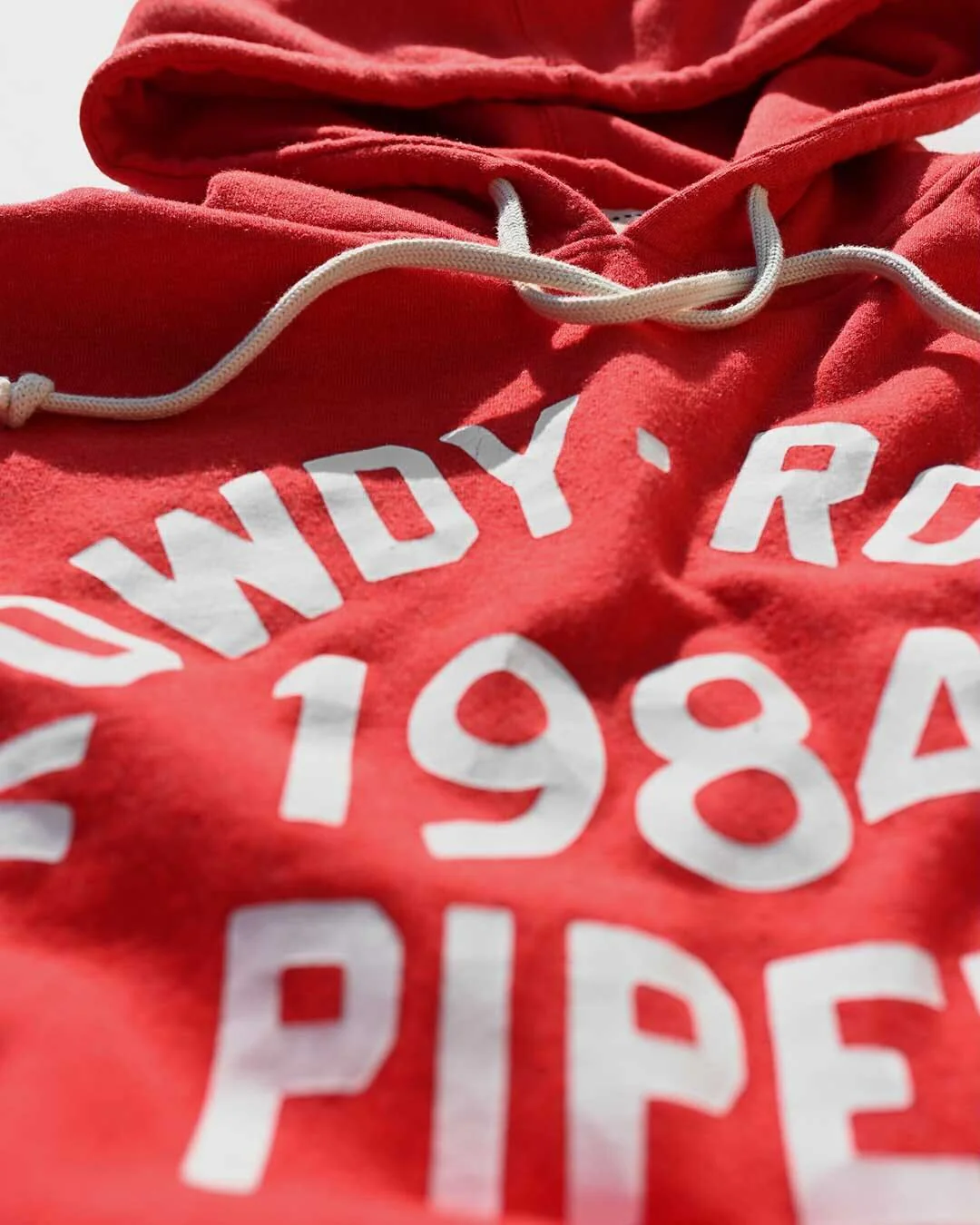 Rowdy Roddy Piper '84 Red PO Hoody - Image 4