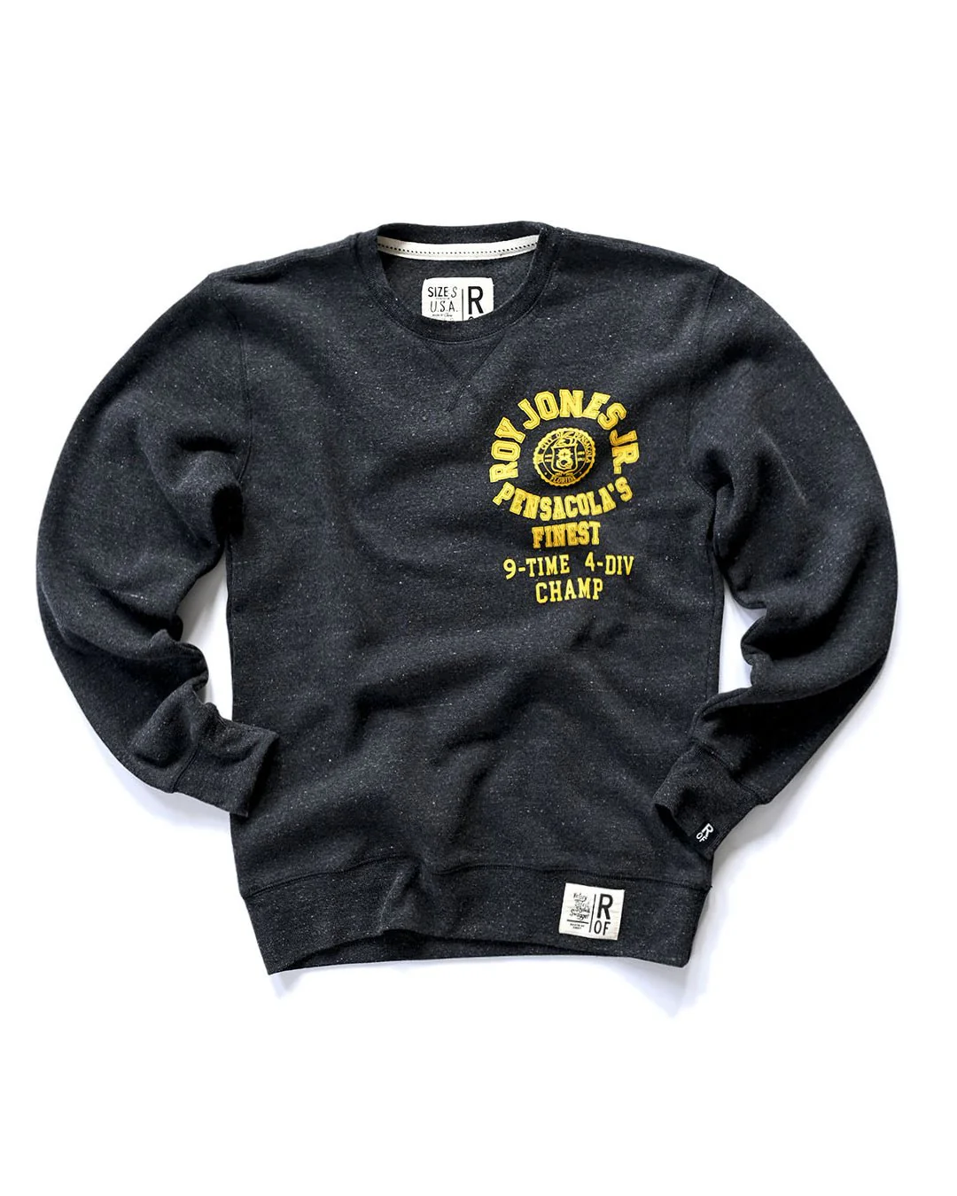 Roy Jones Jr. 9x Champ Black Sweatshirt - Image 3