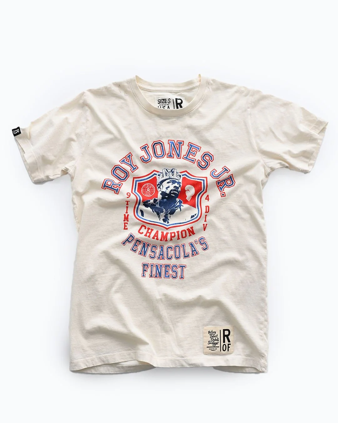 Roy Jones Jr. 9x Champ White Tee - Image 3