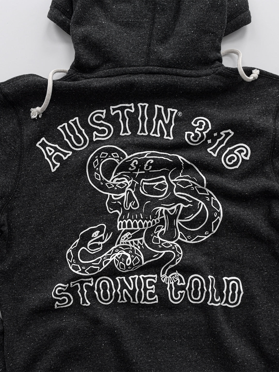 Stone Cold Austin 3:16 Black PO Hoody - Image 7