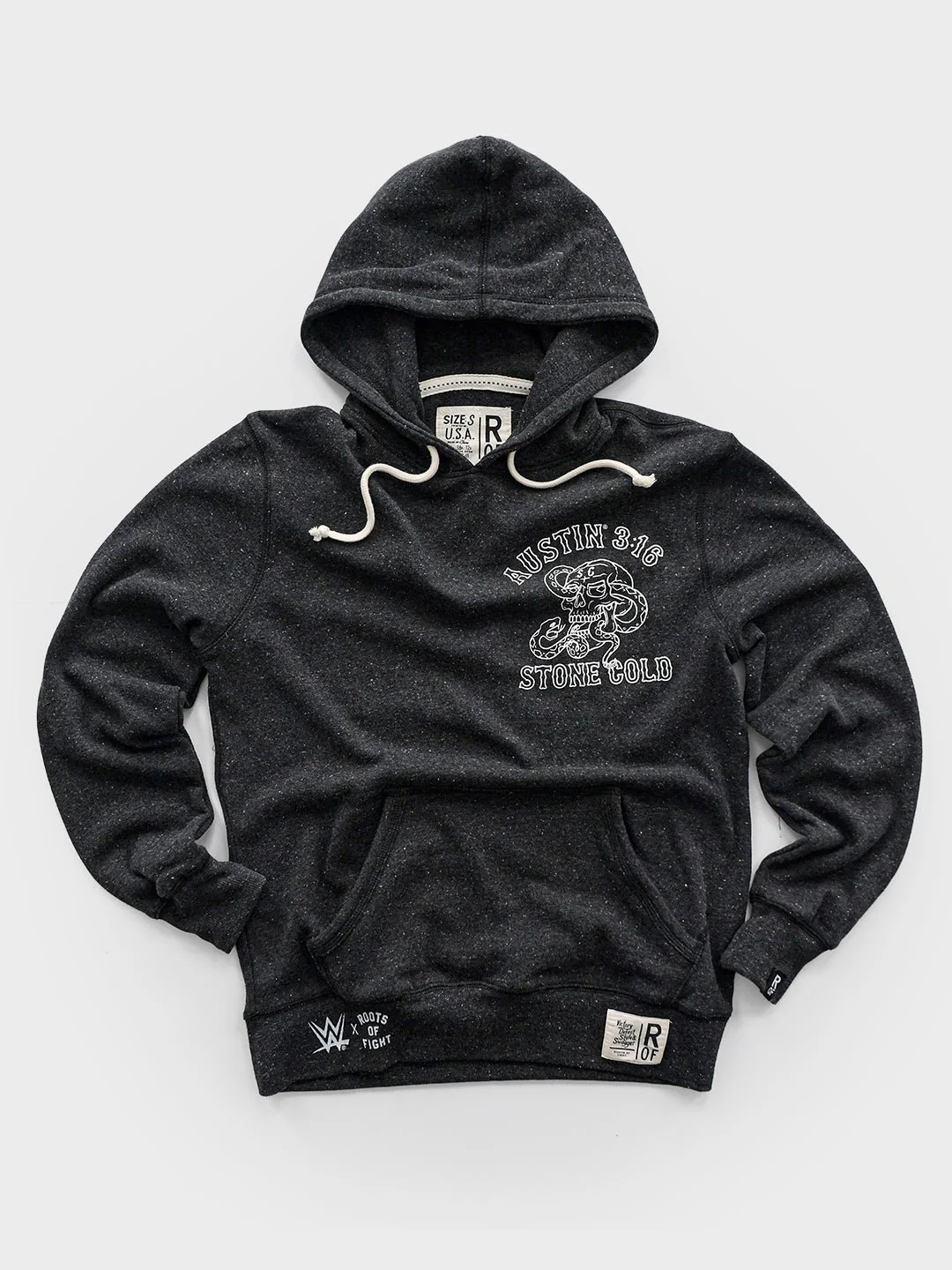 Stone Cold Austin 3:16 Black PO Hoody - Image 8