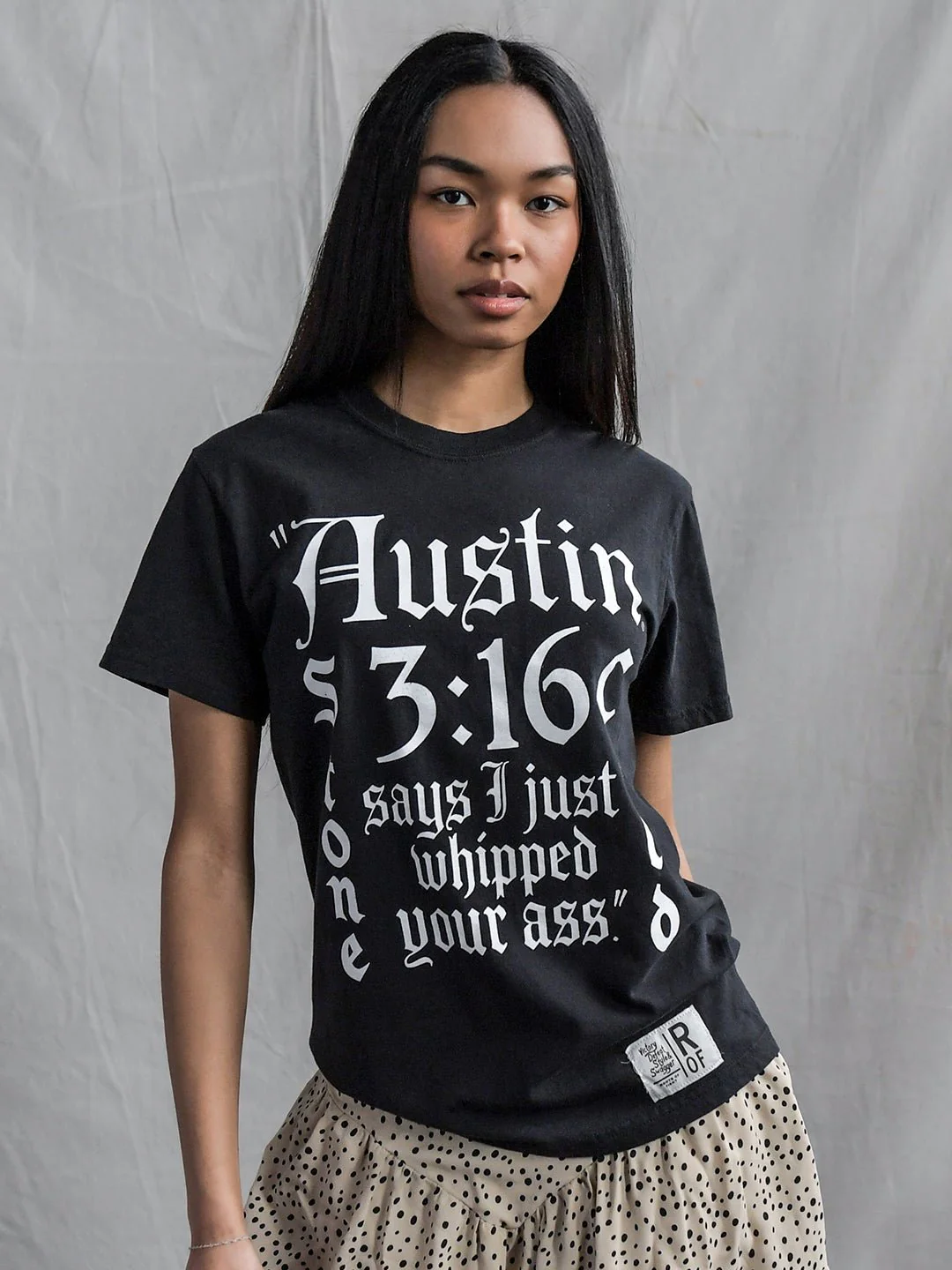 Stone Cold King '96 Black Midweight Tee - Image 4