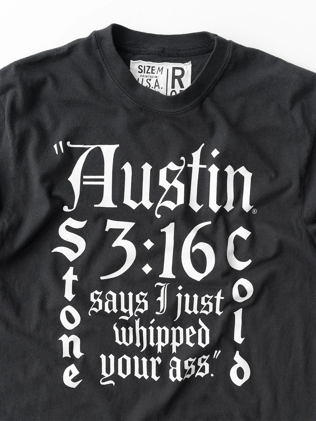 Stone Cold King '96 Black Midweight Tee - Image 6