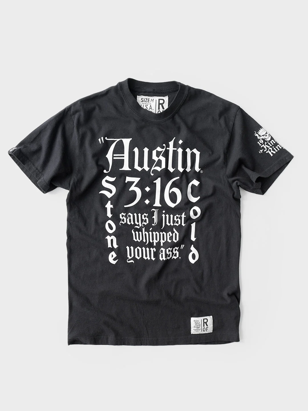 Stone Cold King '96 Black Midweight Tee - Image 7