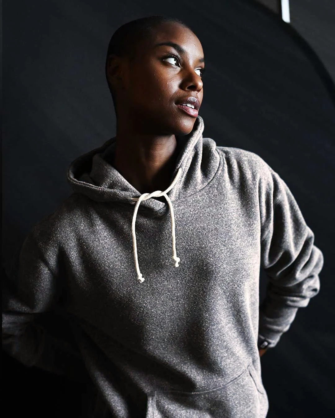 Supersoft Midweight Heather Grey Hoody - Image 2