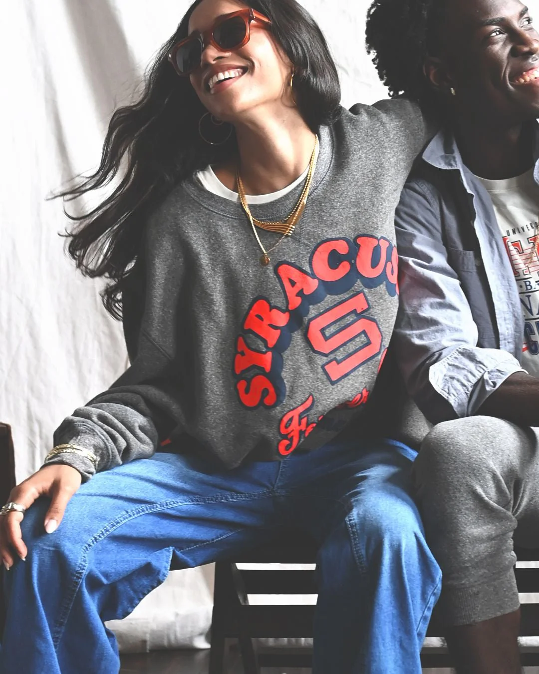SYR - C. Anthony Forever Orange Grey Sweatshirt - Image 2