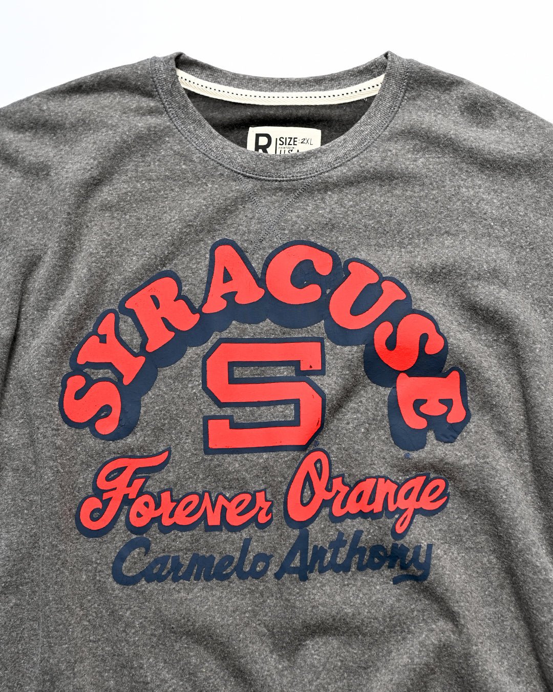 SYR - C. Anthony Forever Orange Grey Sweatshirt - Image 3