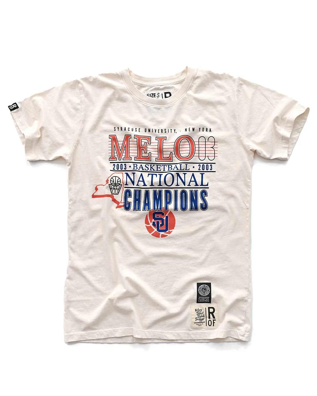 SYR - Carmelo Anthony National Champions White Tee - Image 5