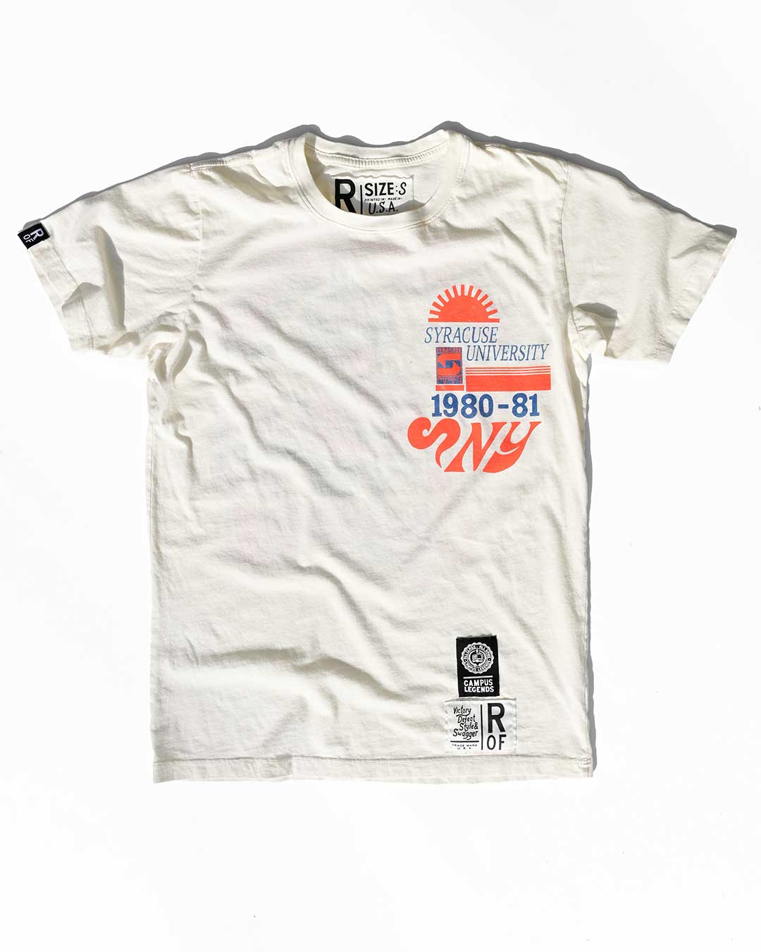Syracuse University NY White Tee - Image 4