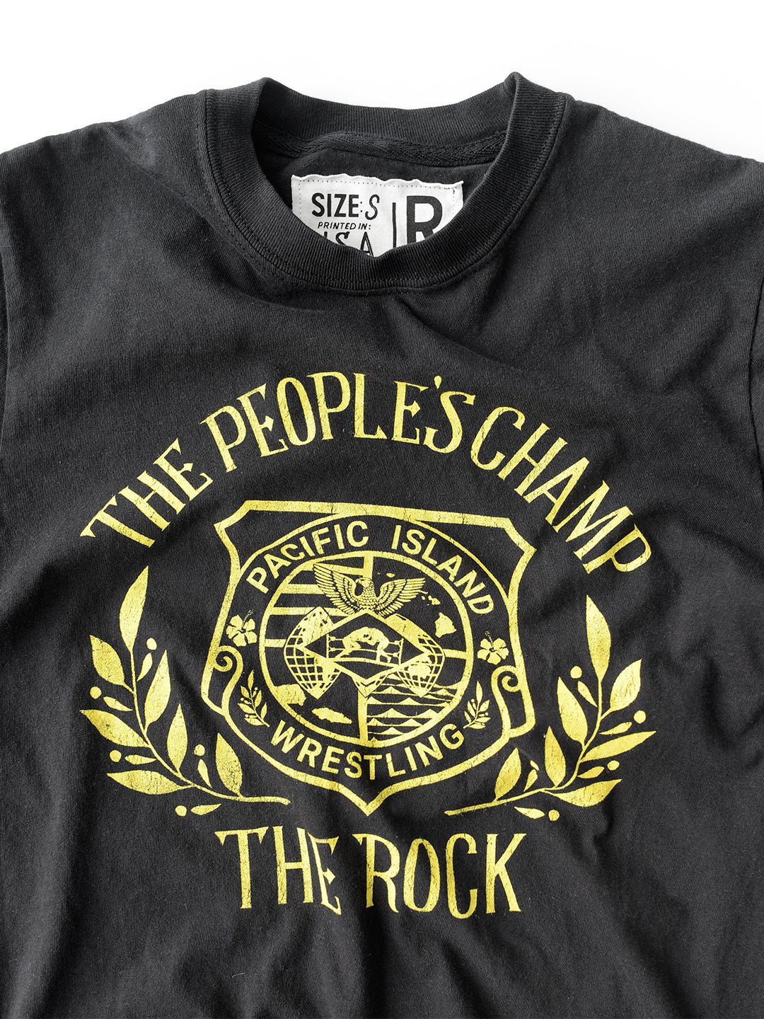 The Rock People's Champ Black Midweight Tee - Image 6