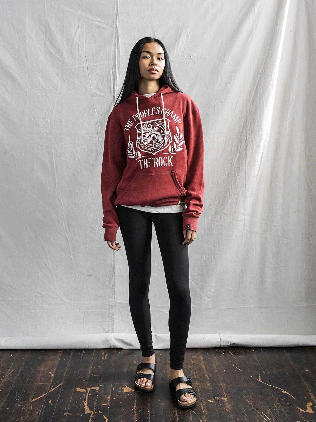 The Rock People's Champ Cardinal PO Hoody - Image 3