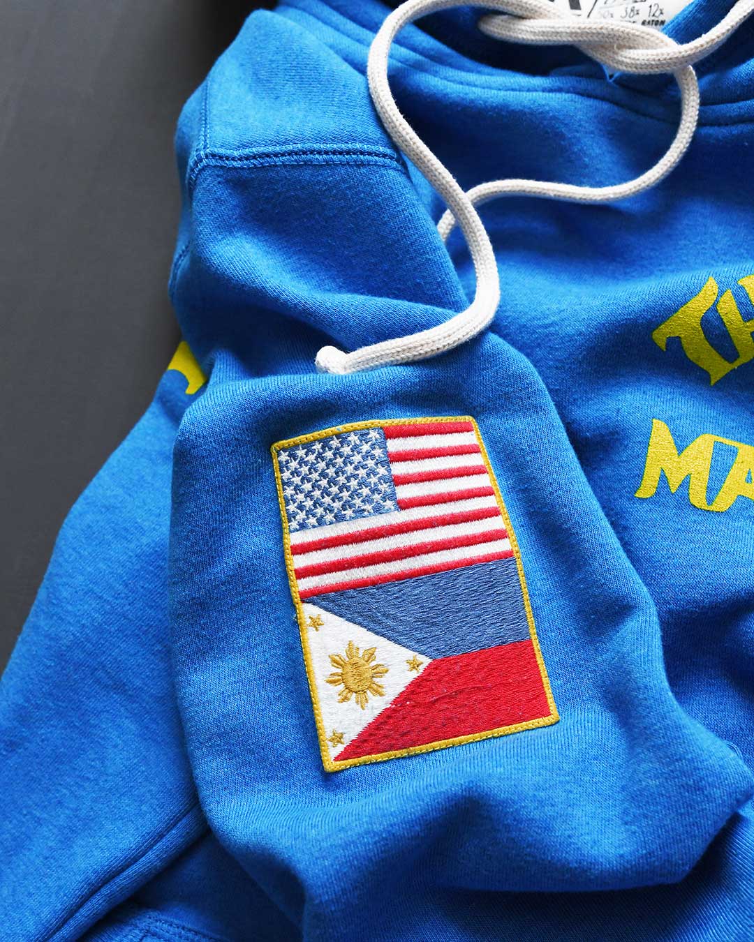 Thrilla in Manila Blue PO Hoody - Image 5