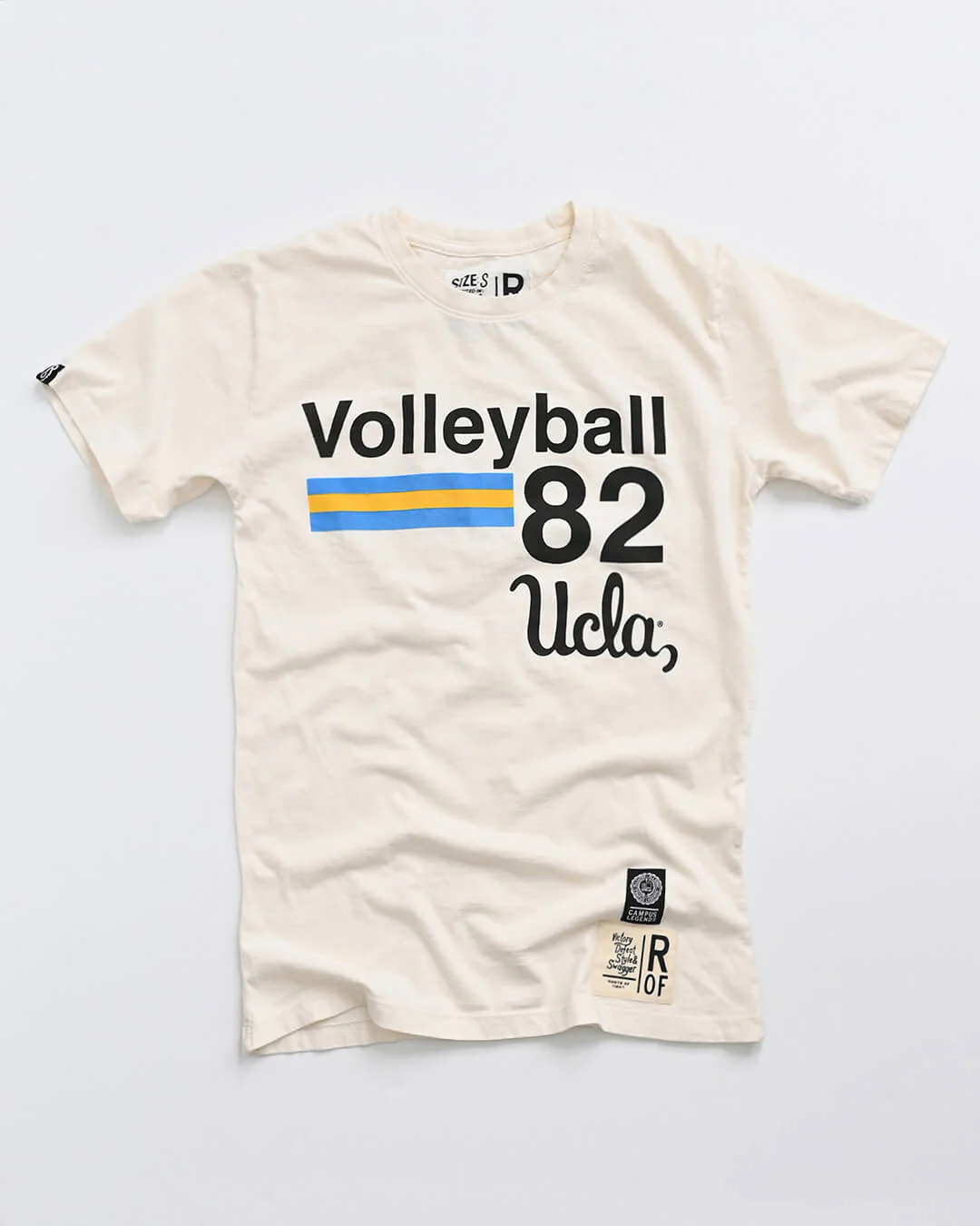 UCLA - 1982 Volleyball White Tee - Image 3