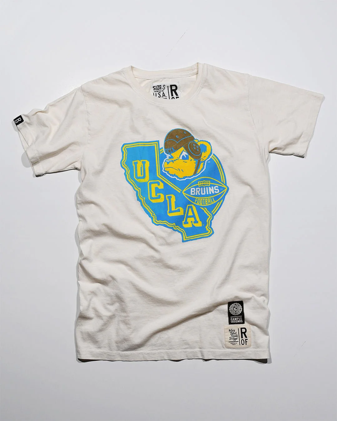 UCLA - Bruins Football White Tee - Image 4