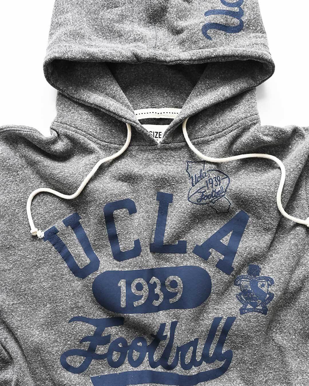 UCLA - JR '39 Football Grey PO Hoody - Image 5
