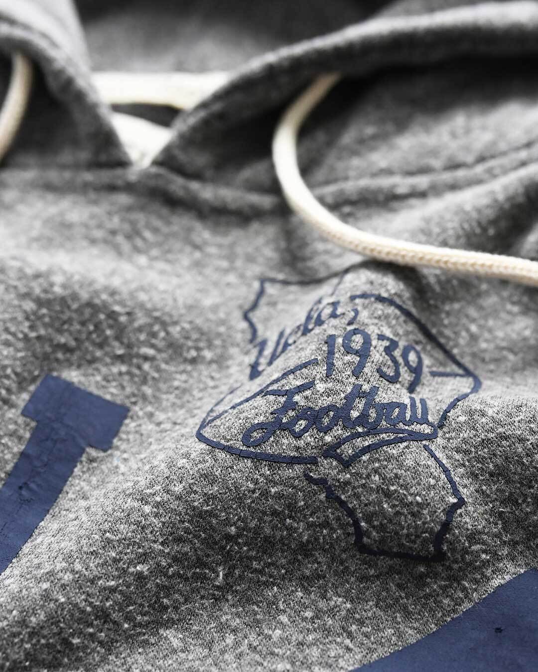 UCLA - JR '39 Football Grey PO Hoody - Image 7
