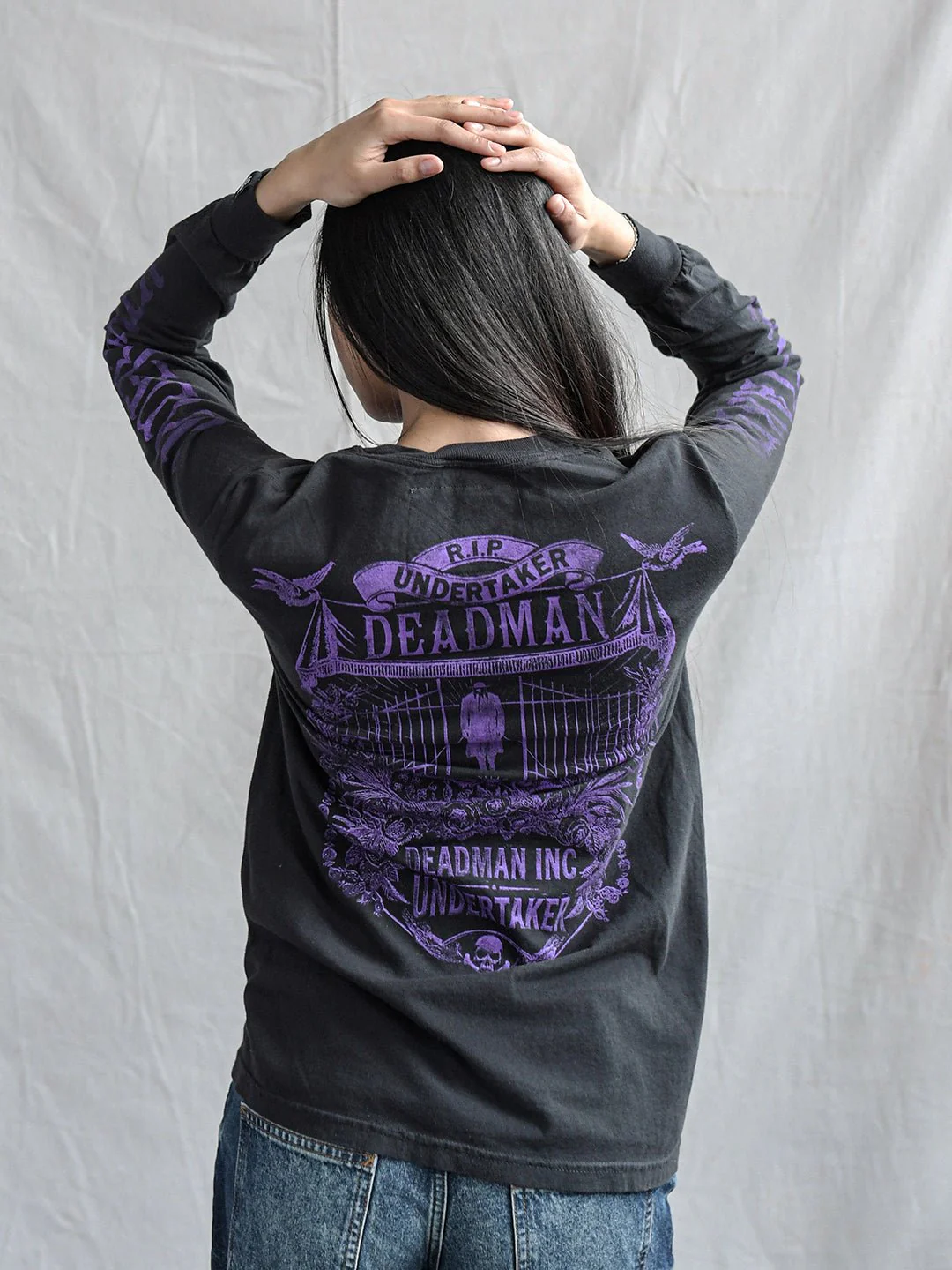 Undertaker Deadman Black Long Sleeve Tee - Image 10