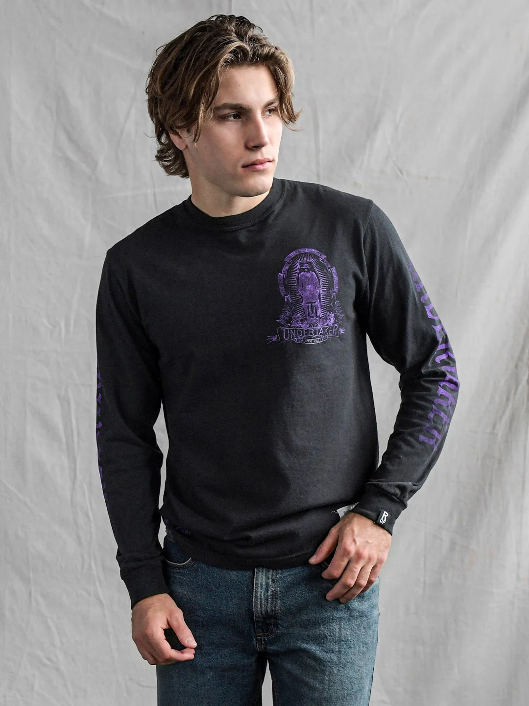 Undertaker Deadman Black Long Sleeve Tee - Image 5