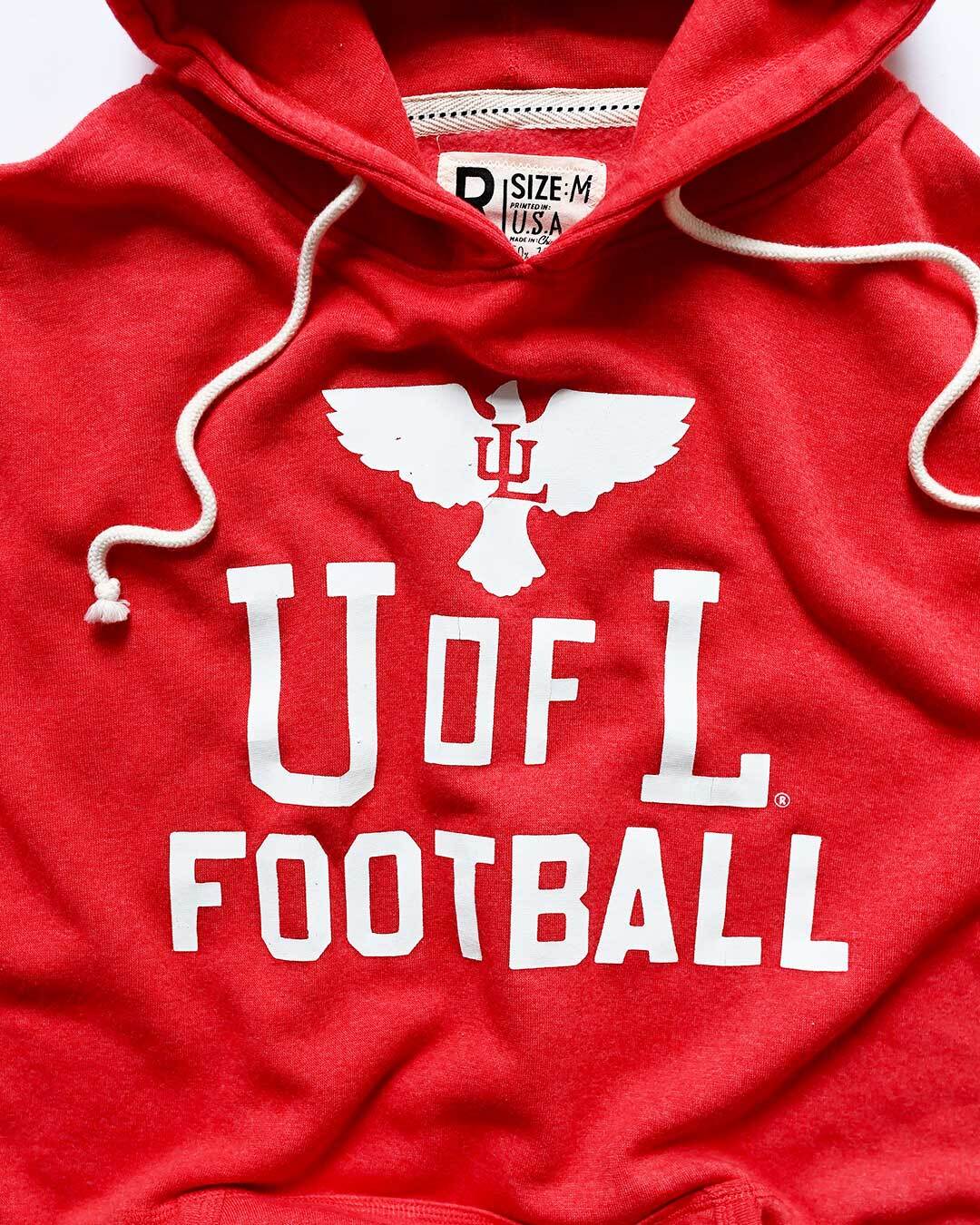 UofL - Ali Football Red PO Hoody - Image 3
