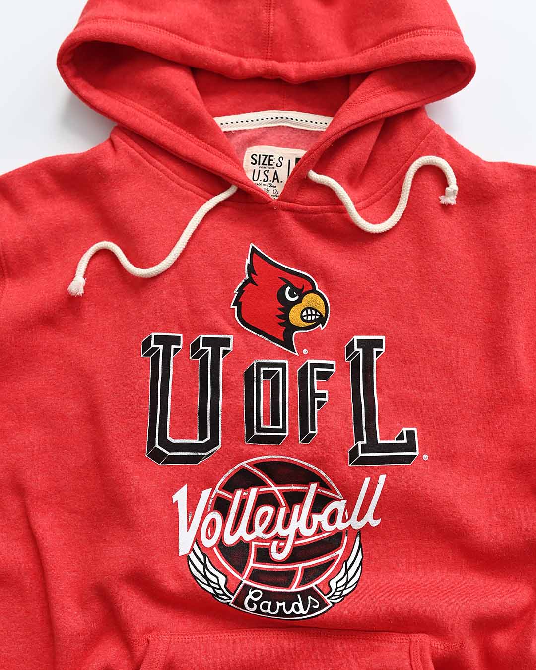 UofL - Louisville Volleyball Red PO Hoody - Image 4