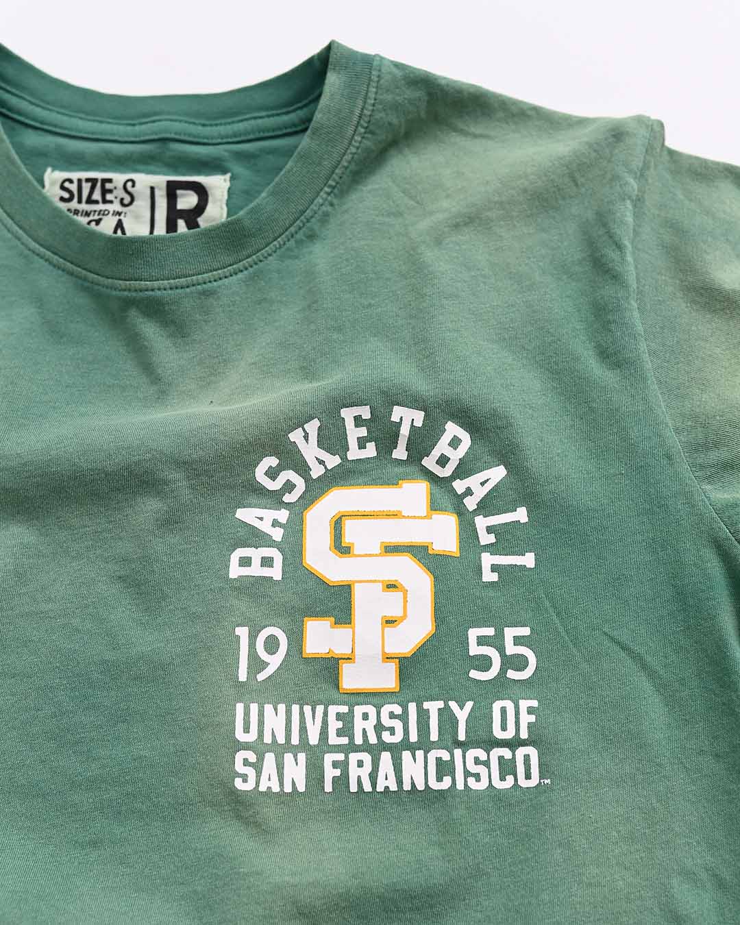 USF - Bill Russell '55 Green Tee - Image 3