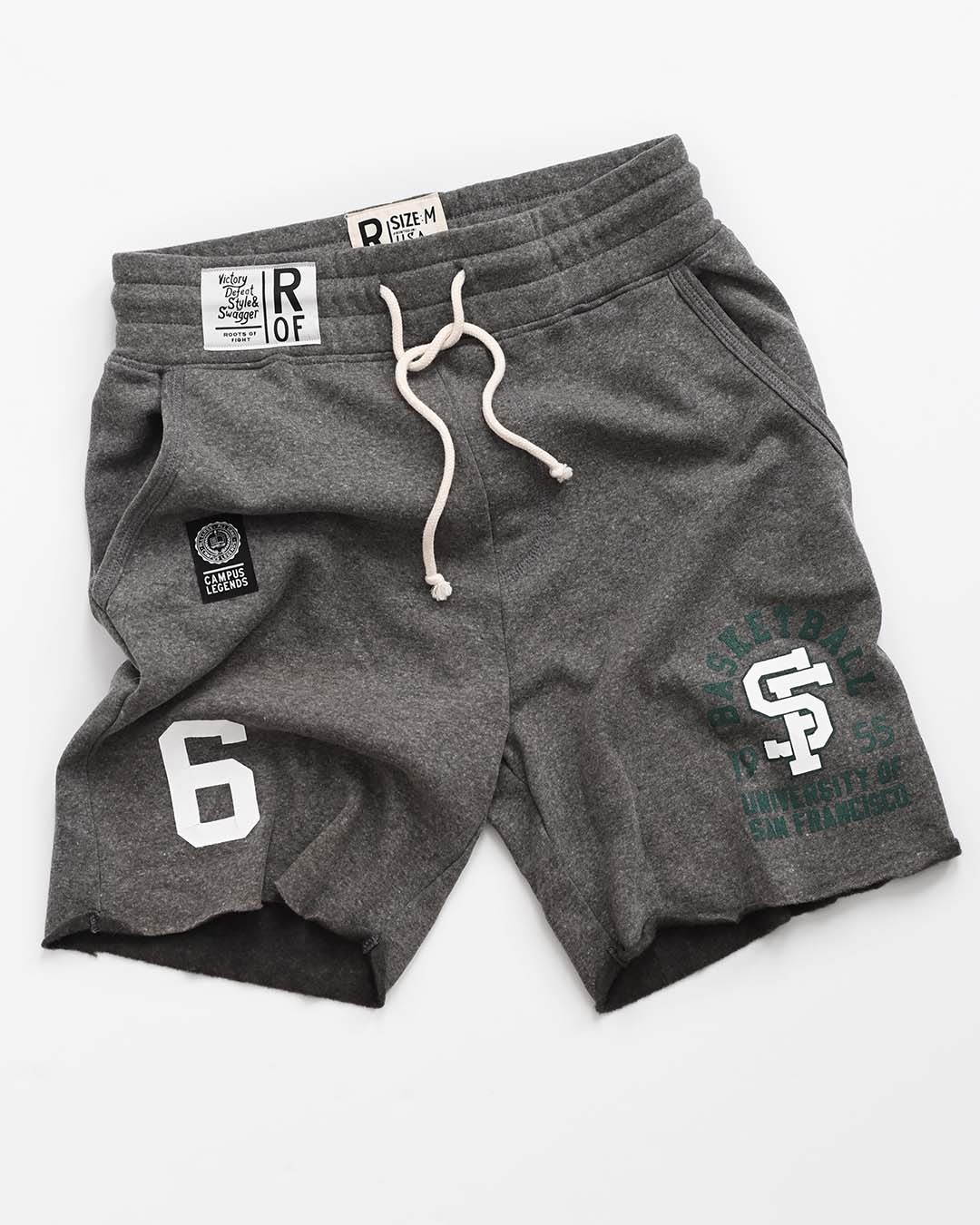 USF - Bill Russell '55 Grey Shorts - Image 6